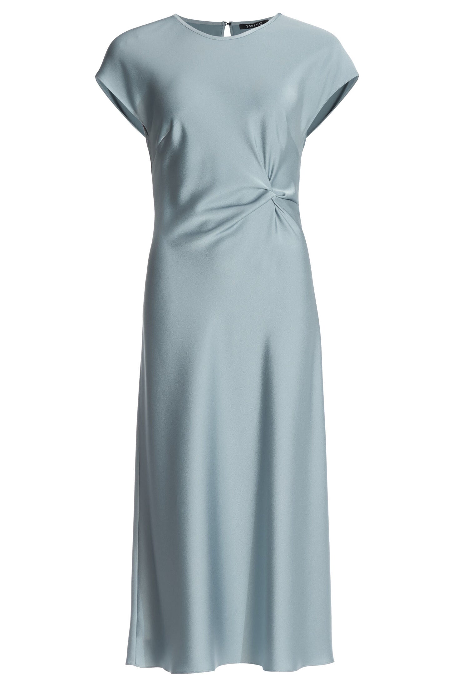 Slip Dress aus Satin mit Twist Detail