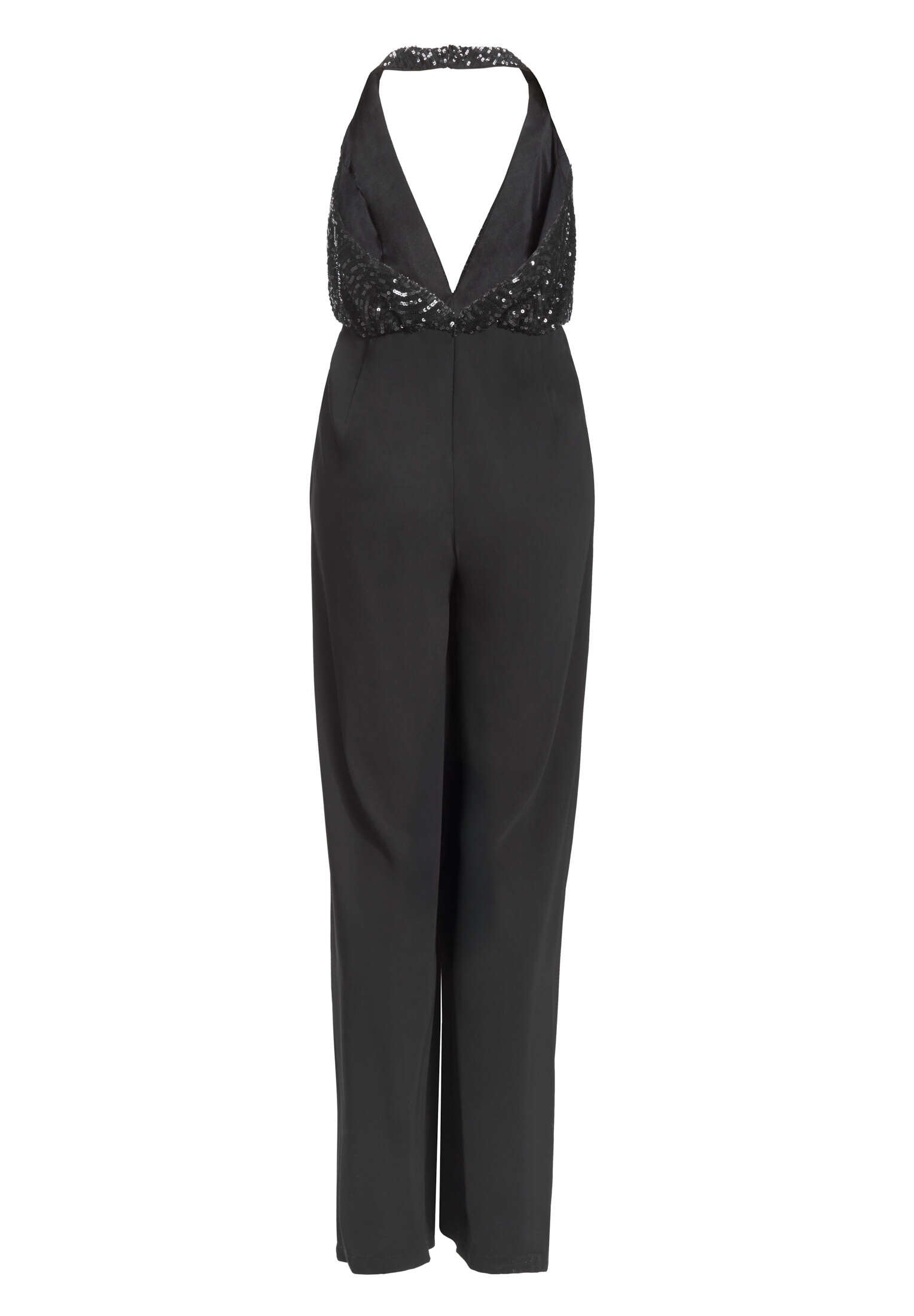 Jumpsuit mit besticktem Top aus Paillette