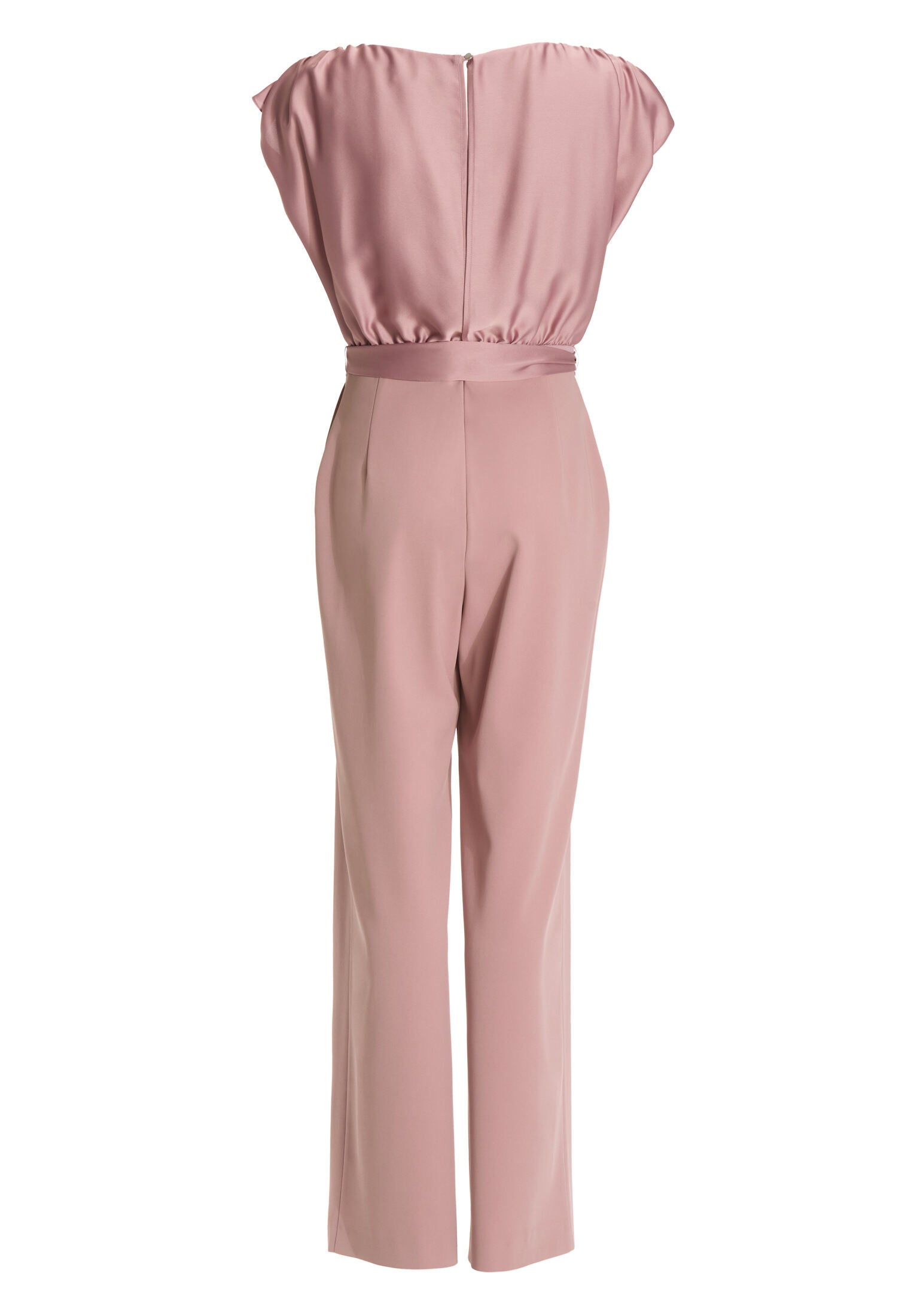 Jumpsuit aus Material-Mix