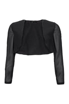Bolero mit transparenten Ärmeln