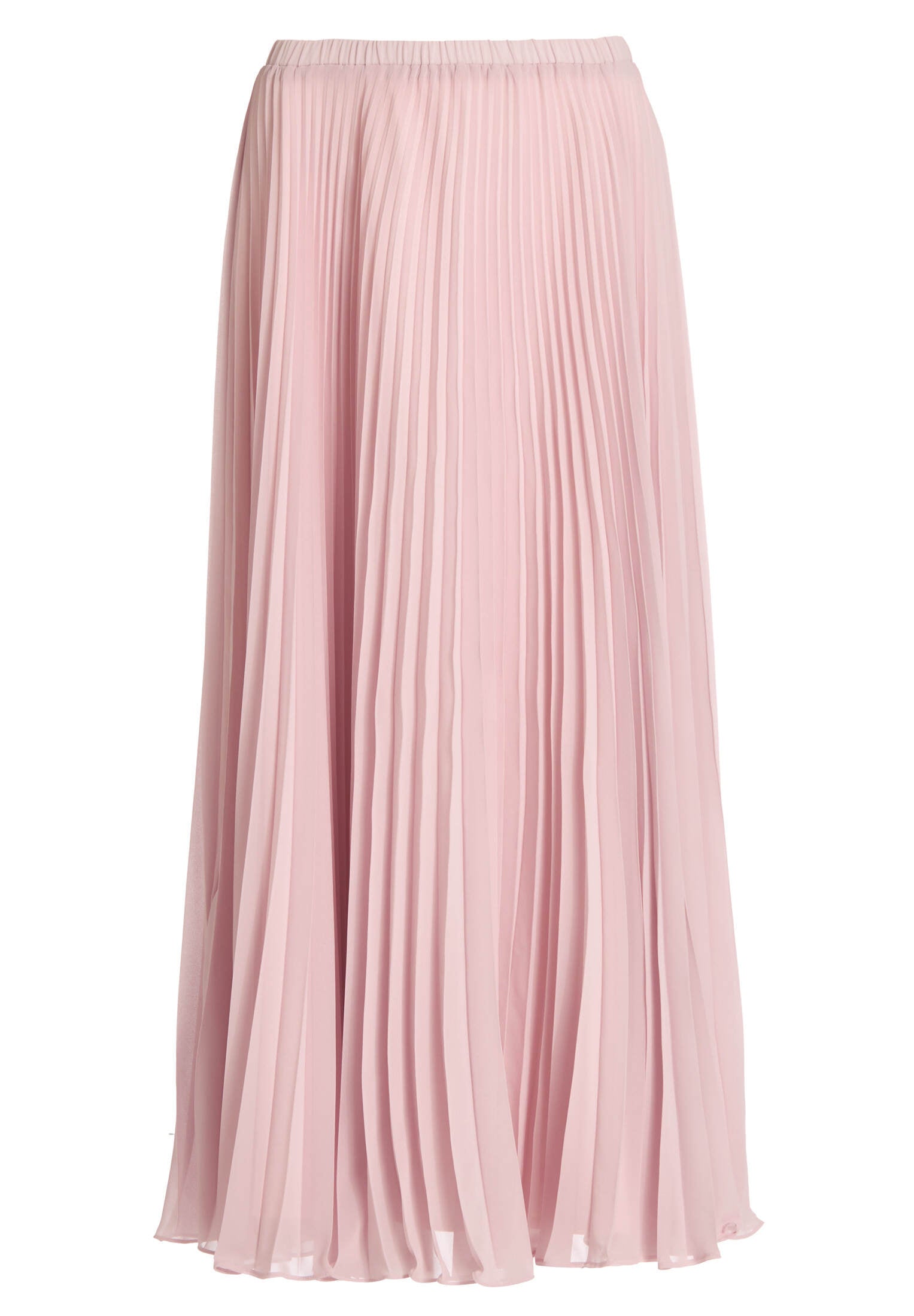 Plisseerock aus Chiffon mit elastischem Bund