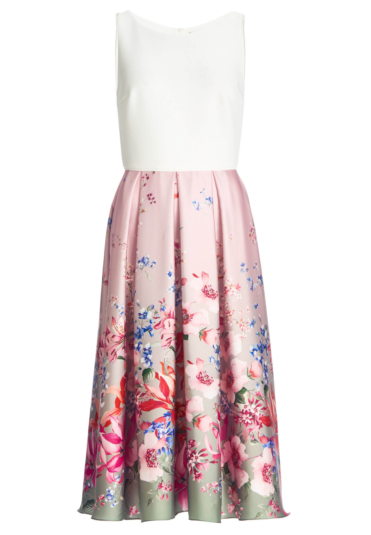Cocktailkleid mit Bordüren-Print