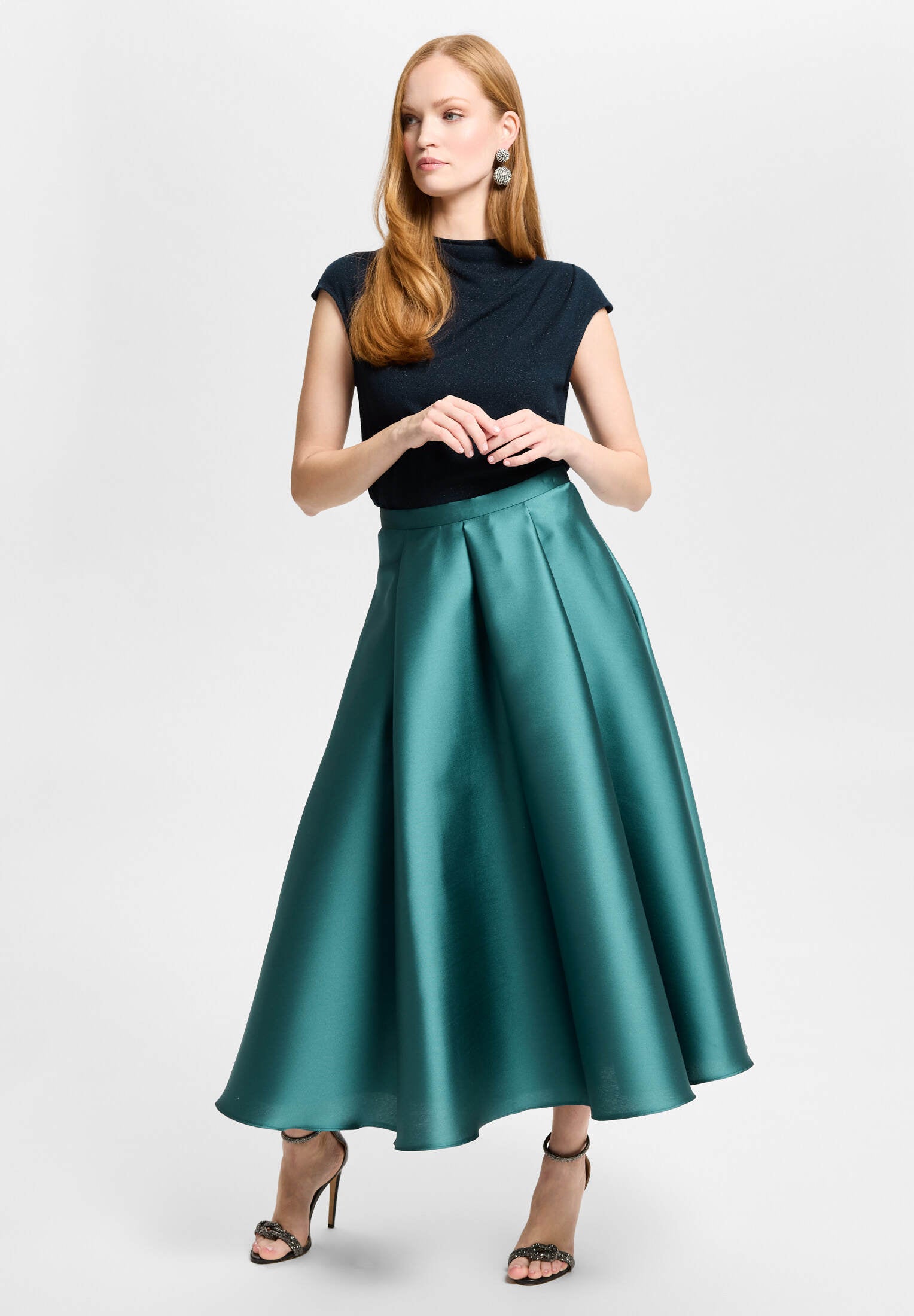Oberteil aus Glitzergarn