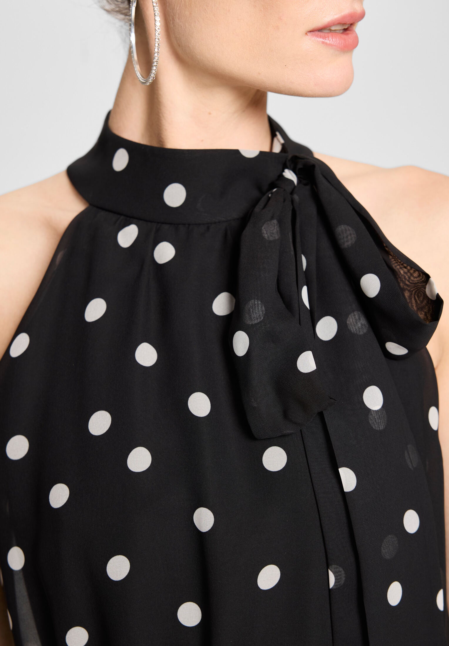 Cocktailkleid mit Polka Dots