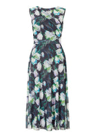 Blumenkleid aus weichem Mesh