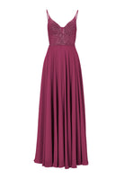 Langes paillettenbesticktes Abiball-Kleid