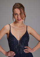 Paillettenbesticktes Cocktailkleid