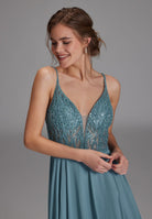 Paillettenbesticktes Cocktailkleid