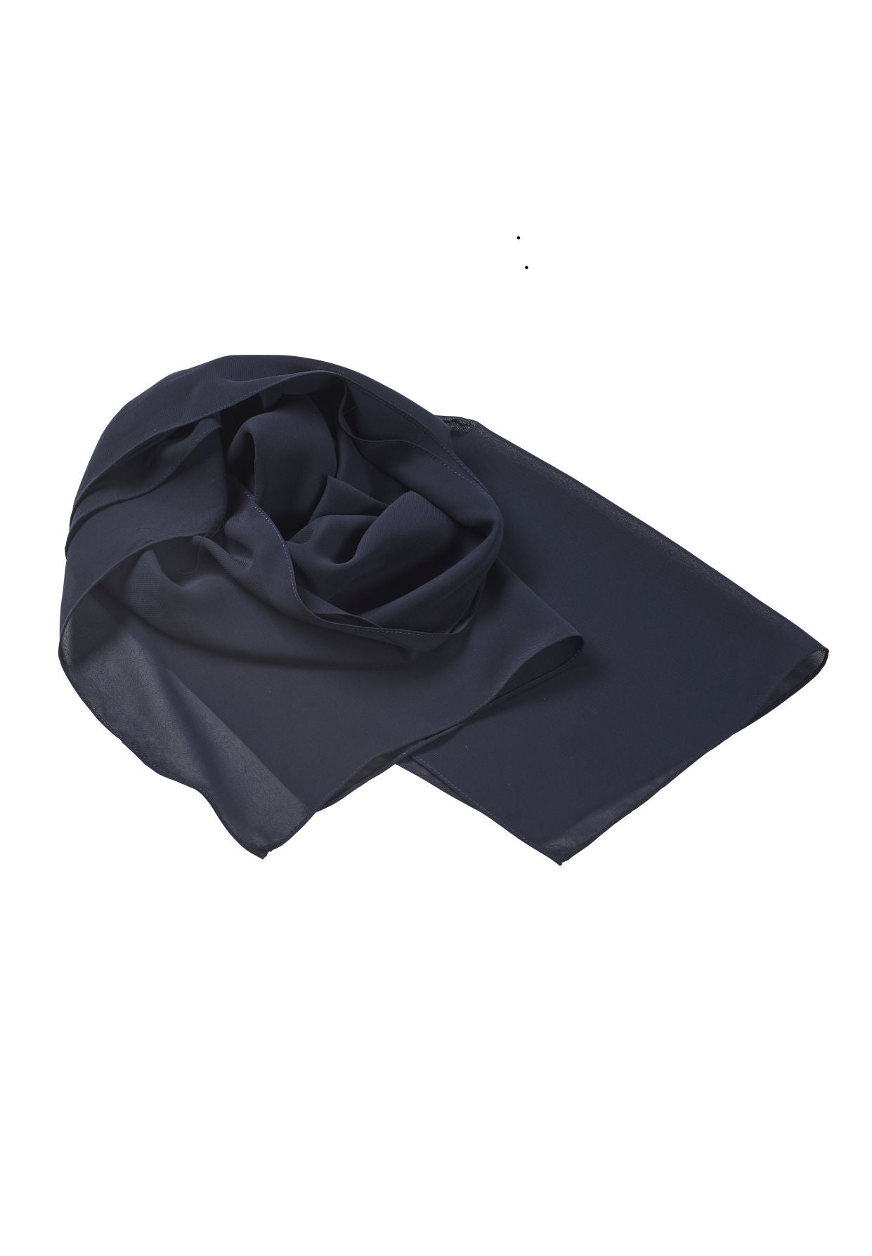 Zarte Chiffon-Stola im geraden Schnitt