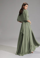 Zarte Chiffon-Stola im geraden Schnitt