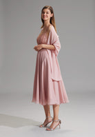 Zarte Chiffon-Stola im geraden Schnitt