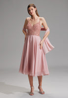 Zarte Chiffon-Stola im geraden Schnitt