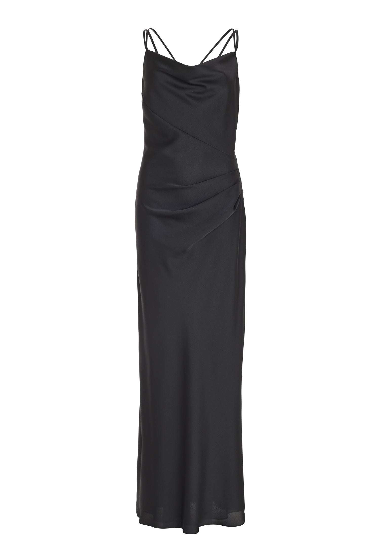 Slip-Dress aus nachhaltigem Satinchiffon