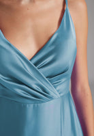 Slipdress aus nachhaltigem Satinchiffon