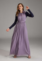 Kurzer Bolero mit Glitzergarn navy