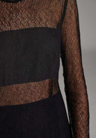 Midi Kleid aus feiner Spitze mit Transparenz