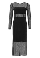 Midi Kleid aus feiner Spitze mit Transparenz