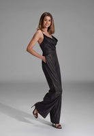 Jumpsuit mit Schimmereffekt