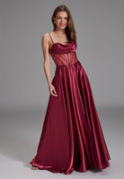 See-through-Corsagenkleid mit Ziersteinen