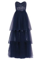 Vokuhila-Kleid mit Corsagentop