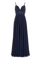 Abendkleid mit Schnür-Oberteil aus Paillette