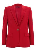 Oversized Blazer aus Crepe Jersey