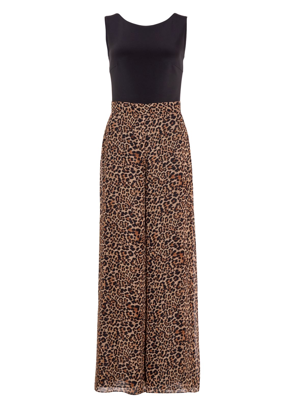 Jumpsuit mit weiter Hose in Animal Print