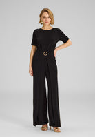 Jumpsuit aus Jersey mit Zierschnalle
