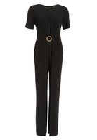 Jumpsuit aus Jersey mit Zierschnalle
