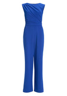 Jumpsuit aus Crepe Jersey mit Drapierung