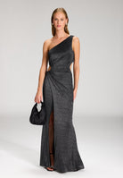 Handtasche aus Satin black