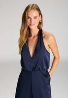 Jumpsuit mit weitem Hosenbein