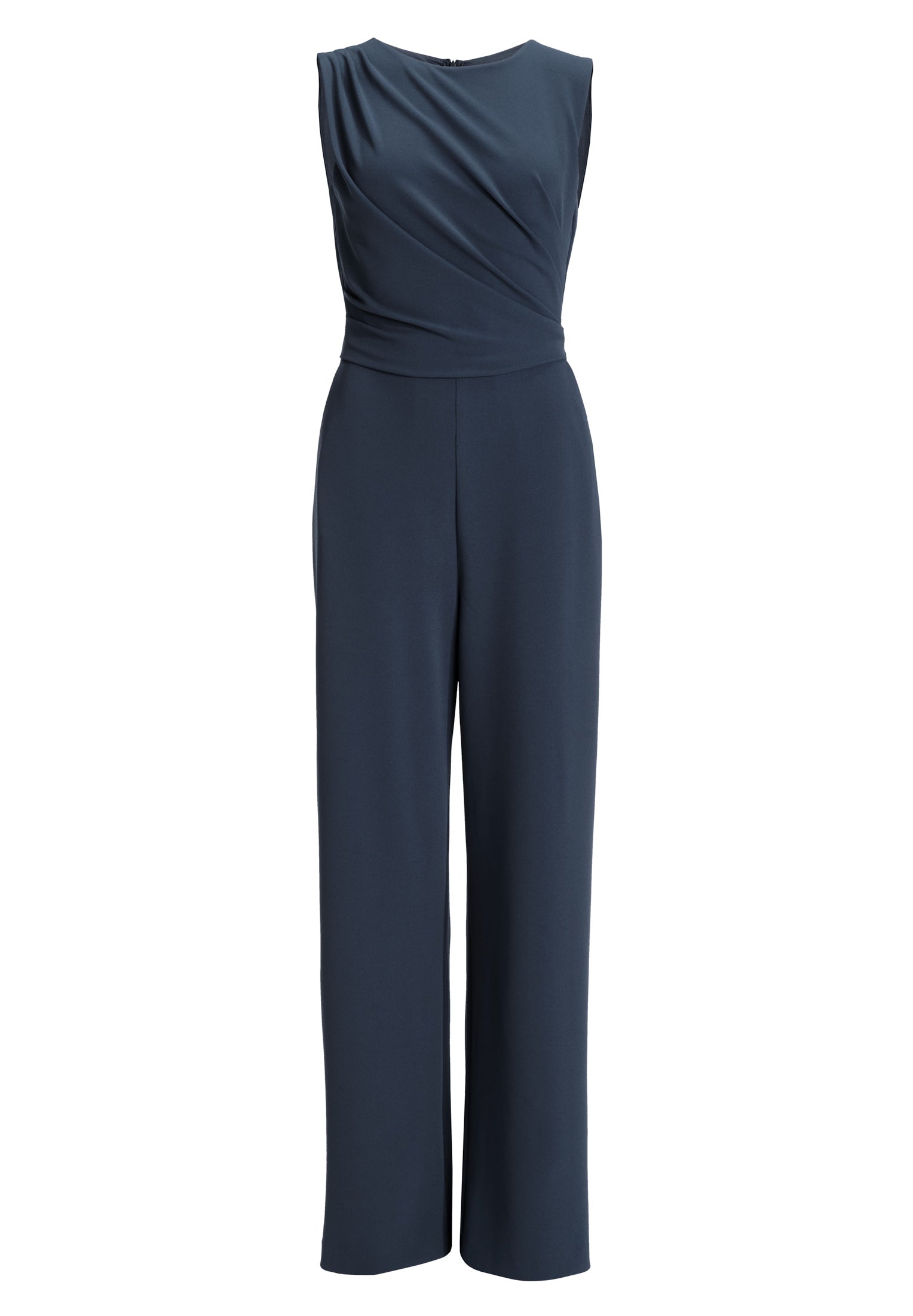 Jumpsuit aus Crepe Jersey mit Drapierung