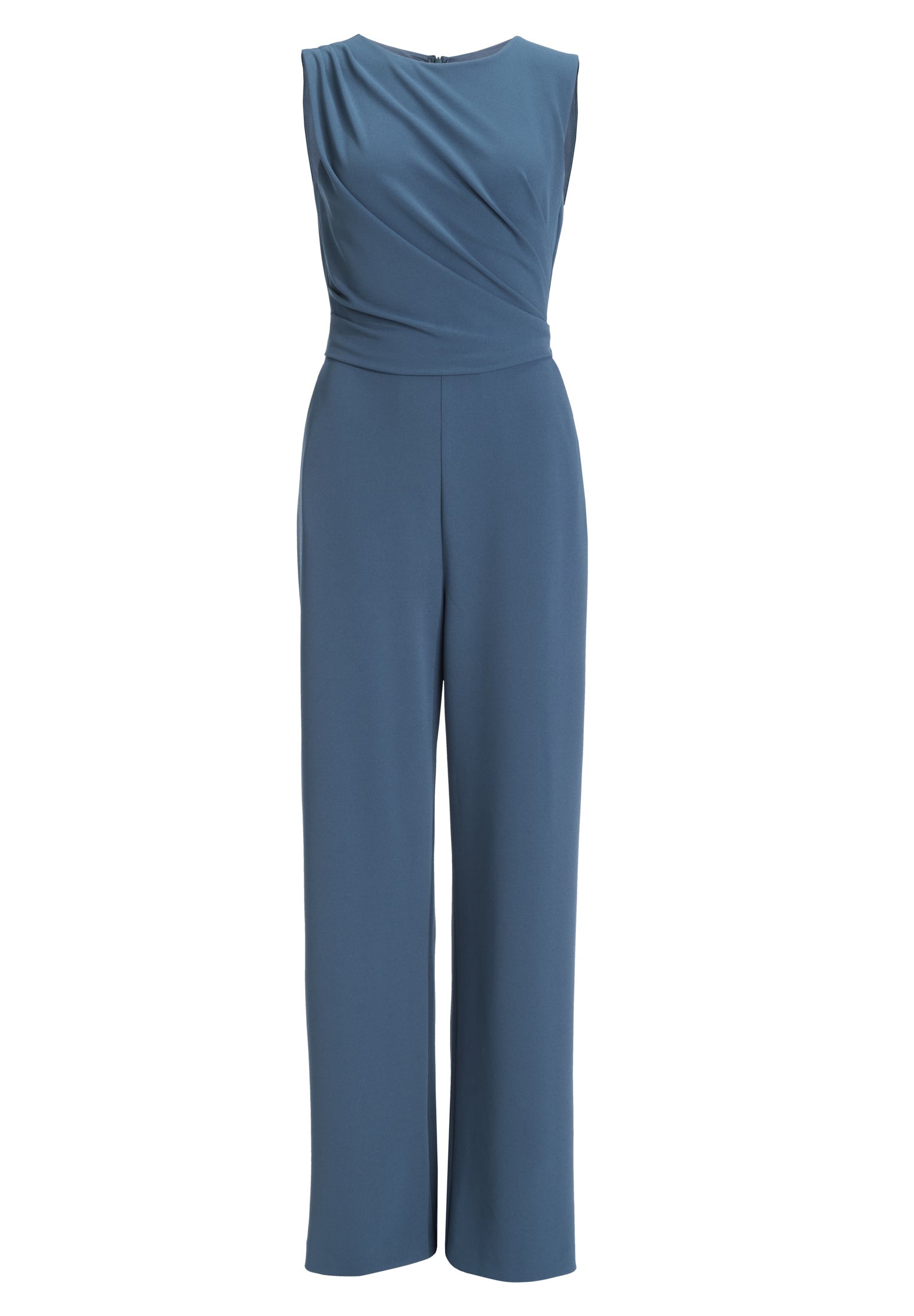 Jumpsuit aus Crepe Jersey mit Drapierung
