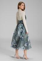 Kurzer Bolero mit Glitzergarn