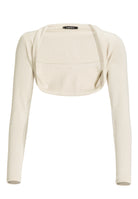 Kurzer Bolero mit Glitzergarn