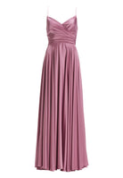 Satinkleid mit Schnürung am Rücken