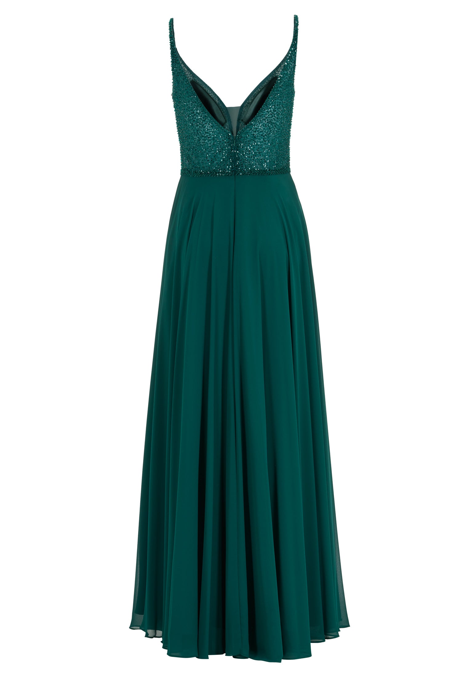 Abendkleid aus Materialmix