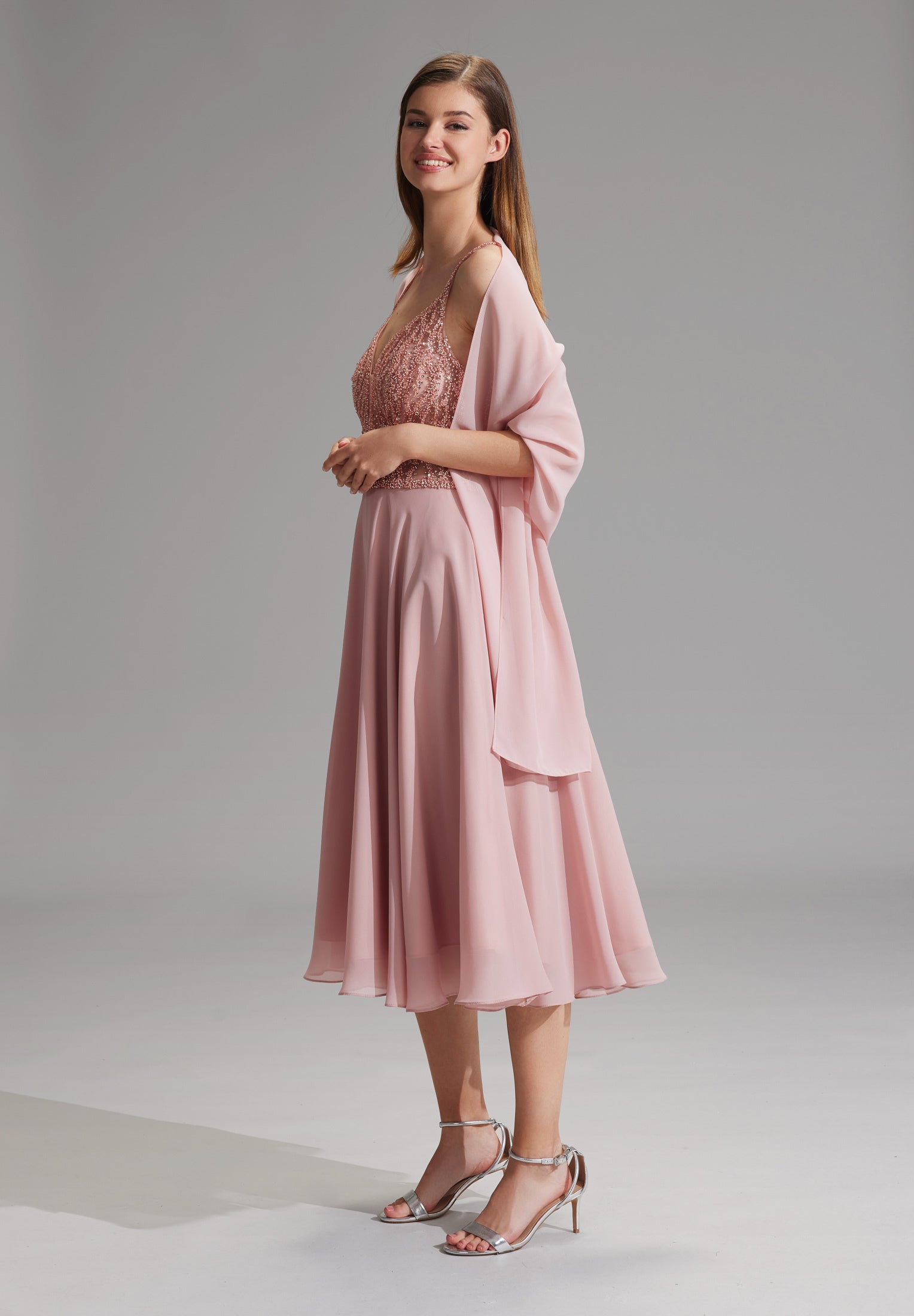 Stola aus Chiffon