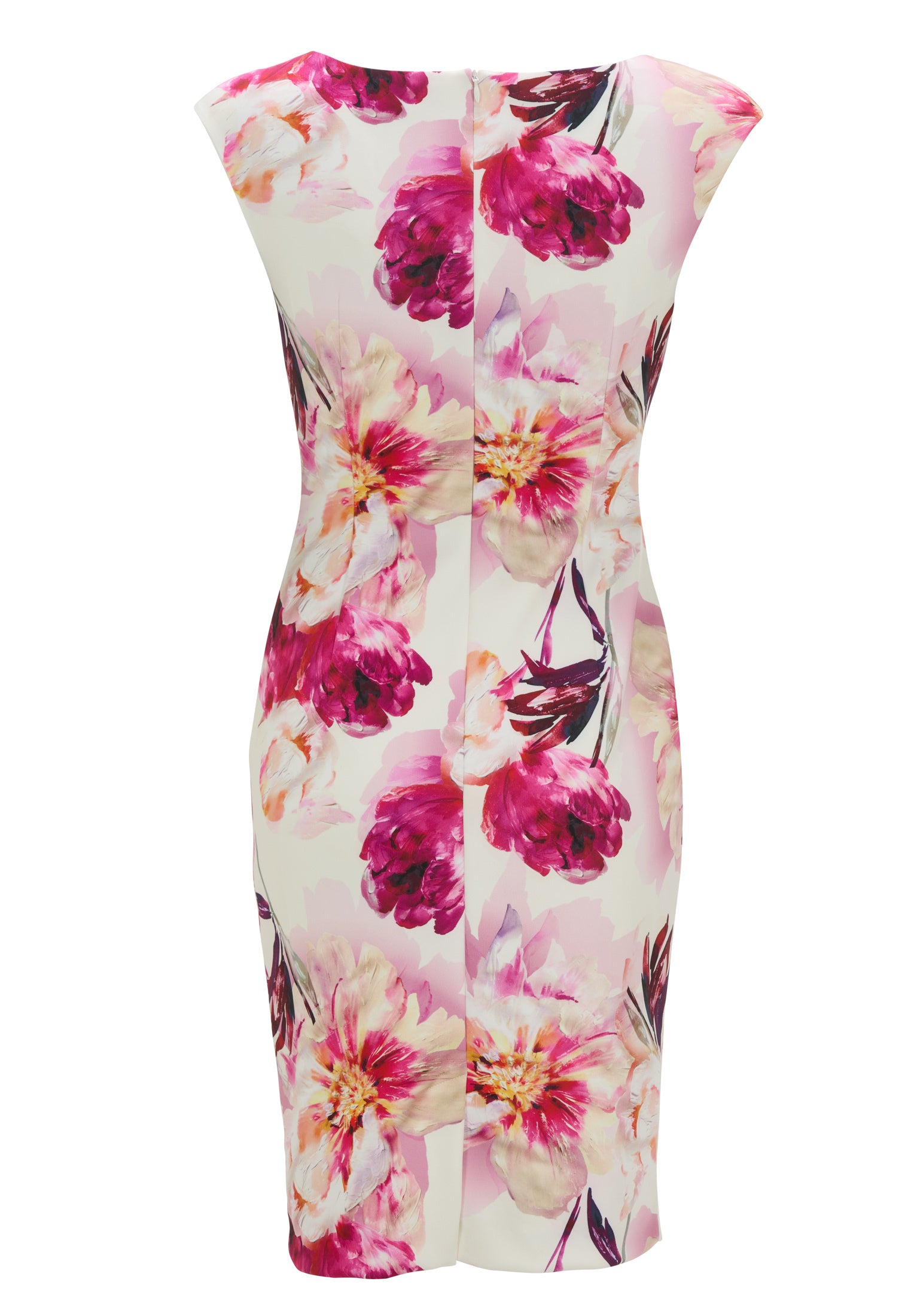 Scuba-Tageskleid mit Drapierung