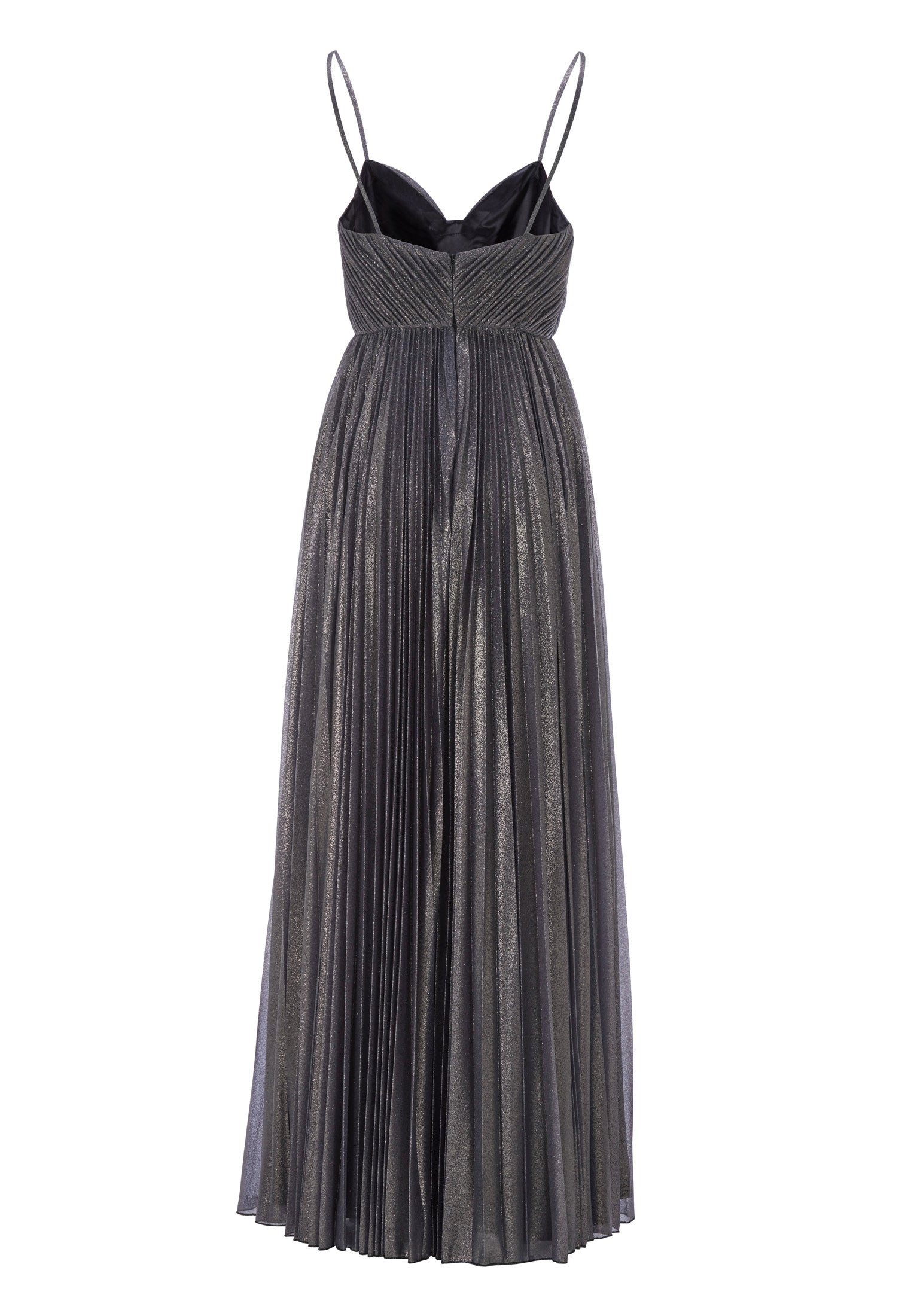 Schimmerndes Plisseekleid