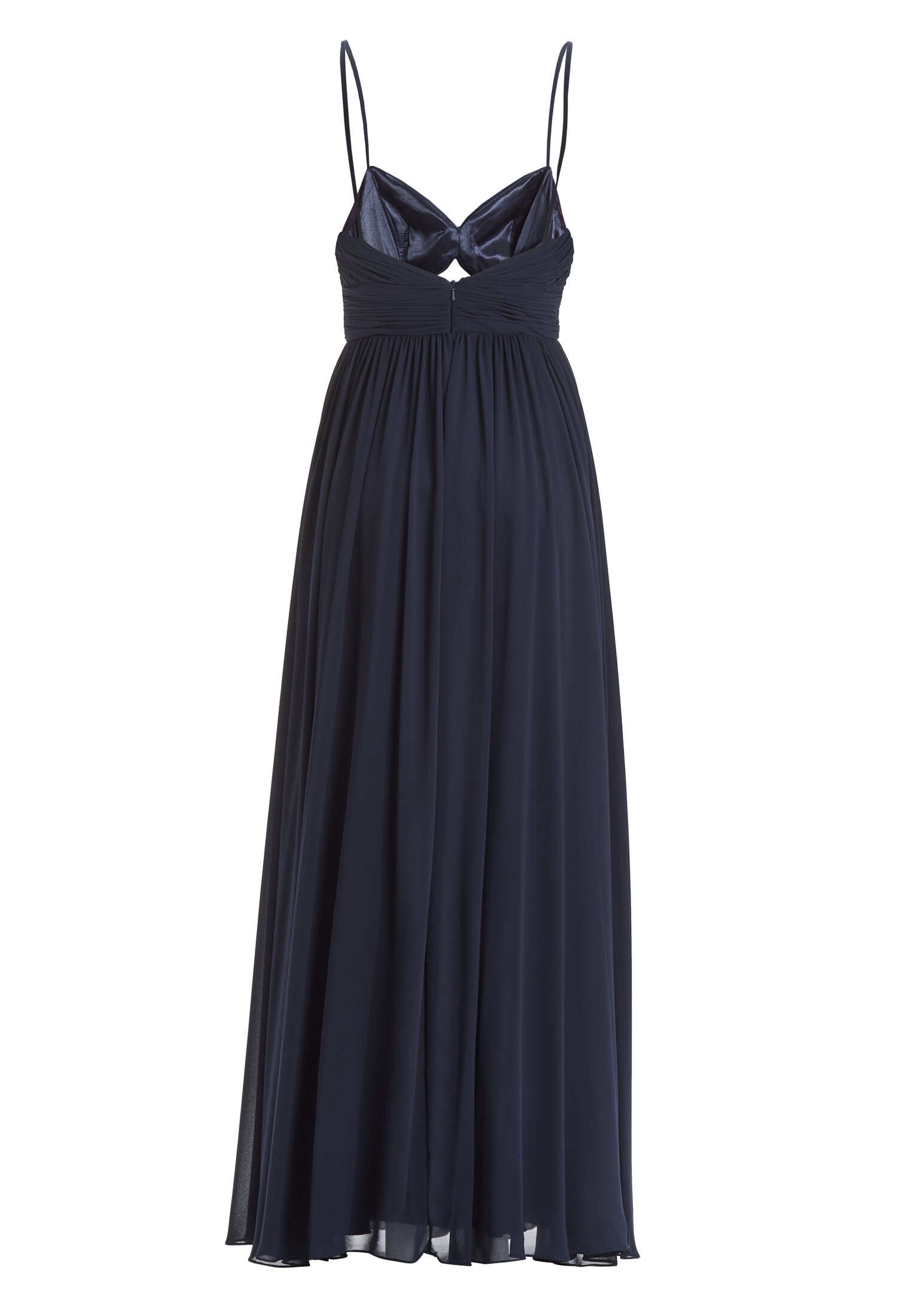 Chiffonkleid mit Cut-Out Detail und feiner Raffung