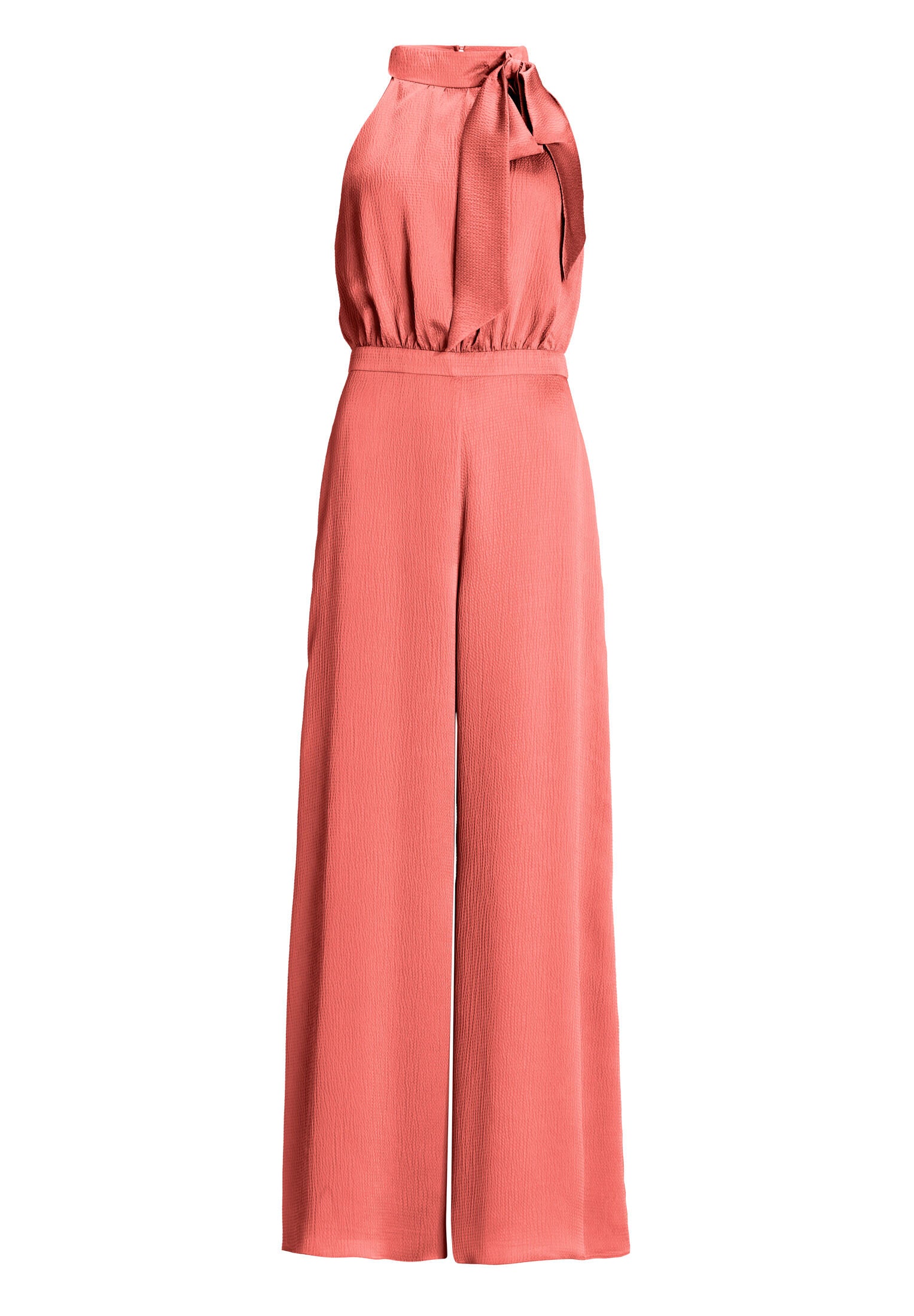 Jumpsuit mit Schluppe aus Satin