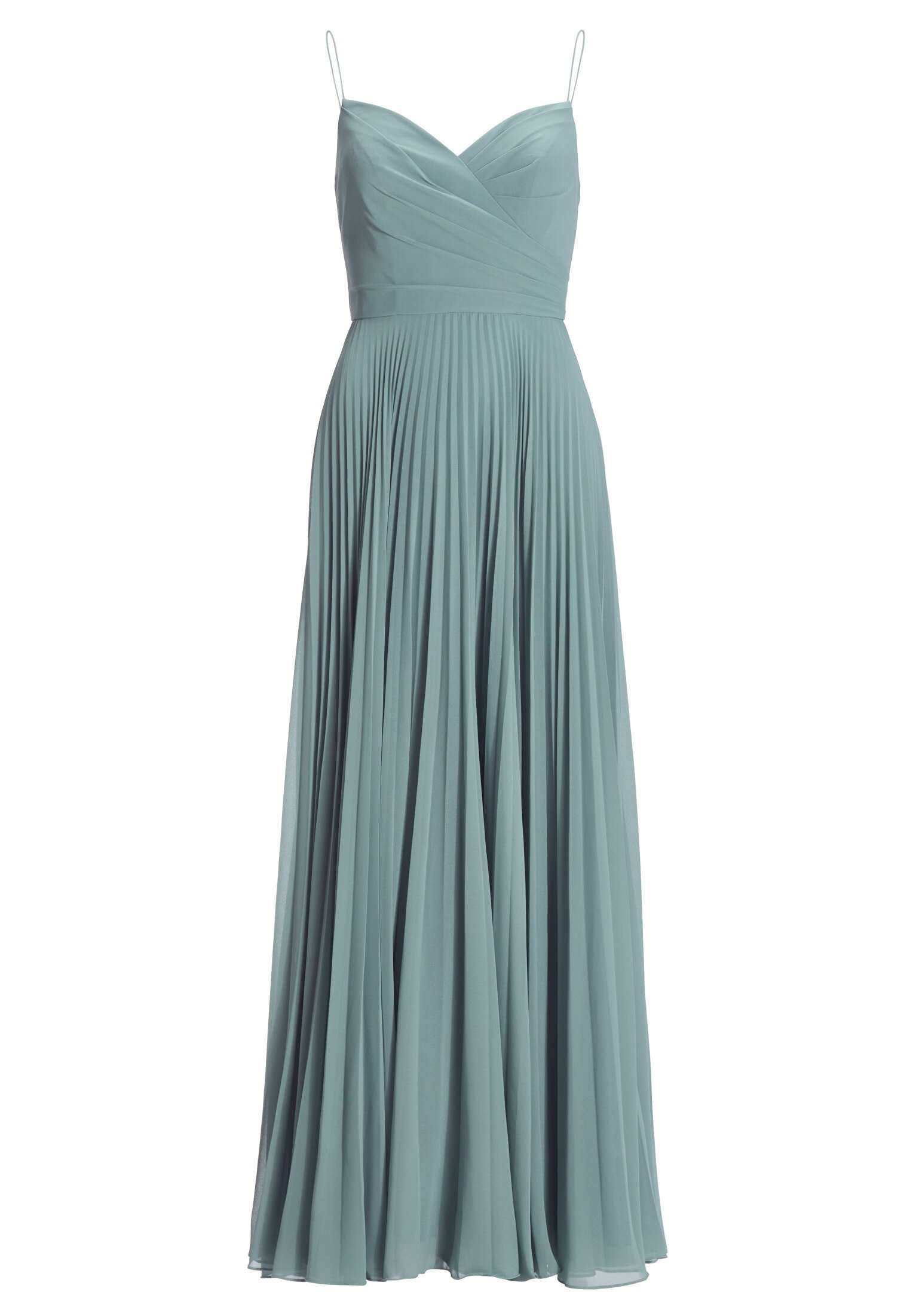 Chiffonkleid mit Plisseerock