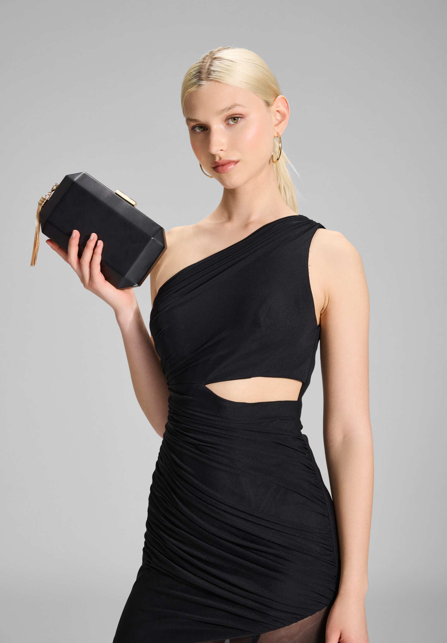 Abendclutch aus Kunstleder