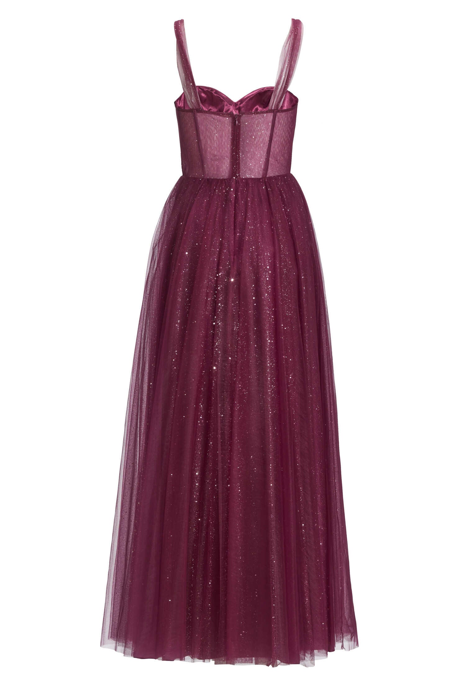 Tüllrobe mit Schimmereffekt