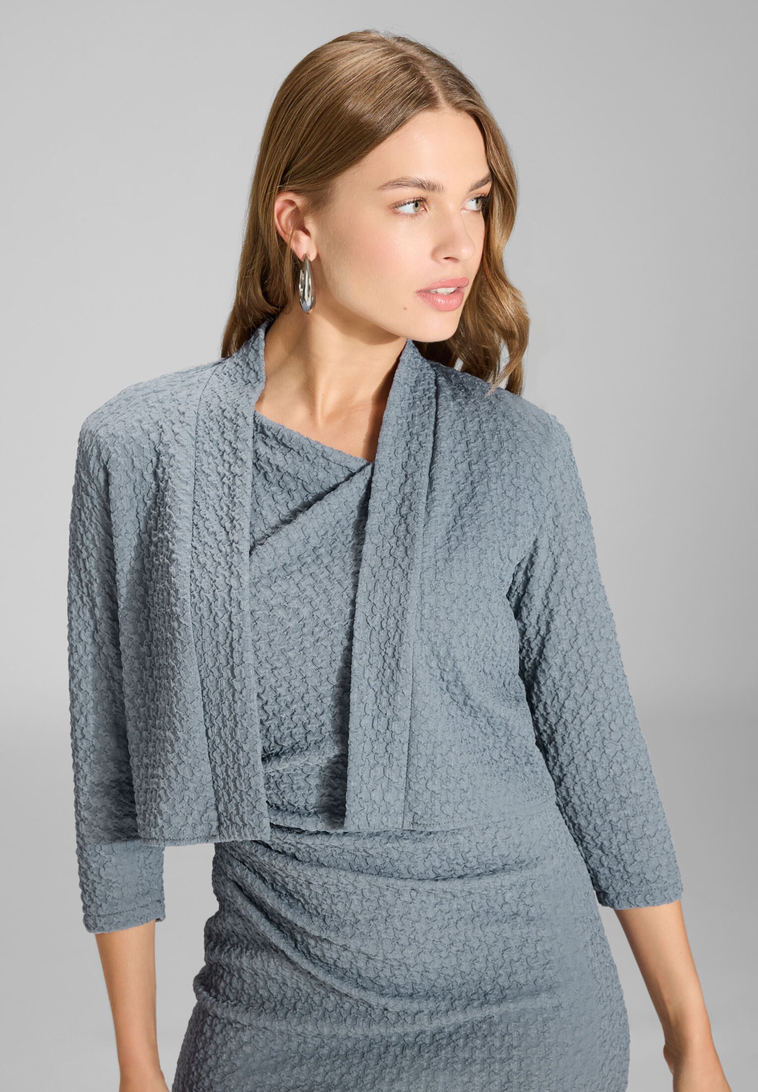 Bolero Jacke aus Jersey Cloque