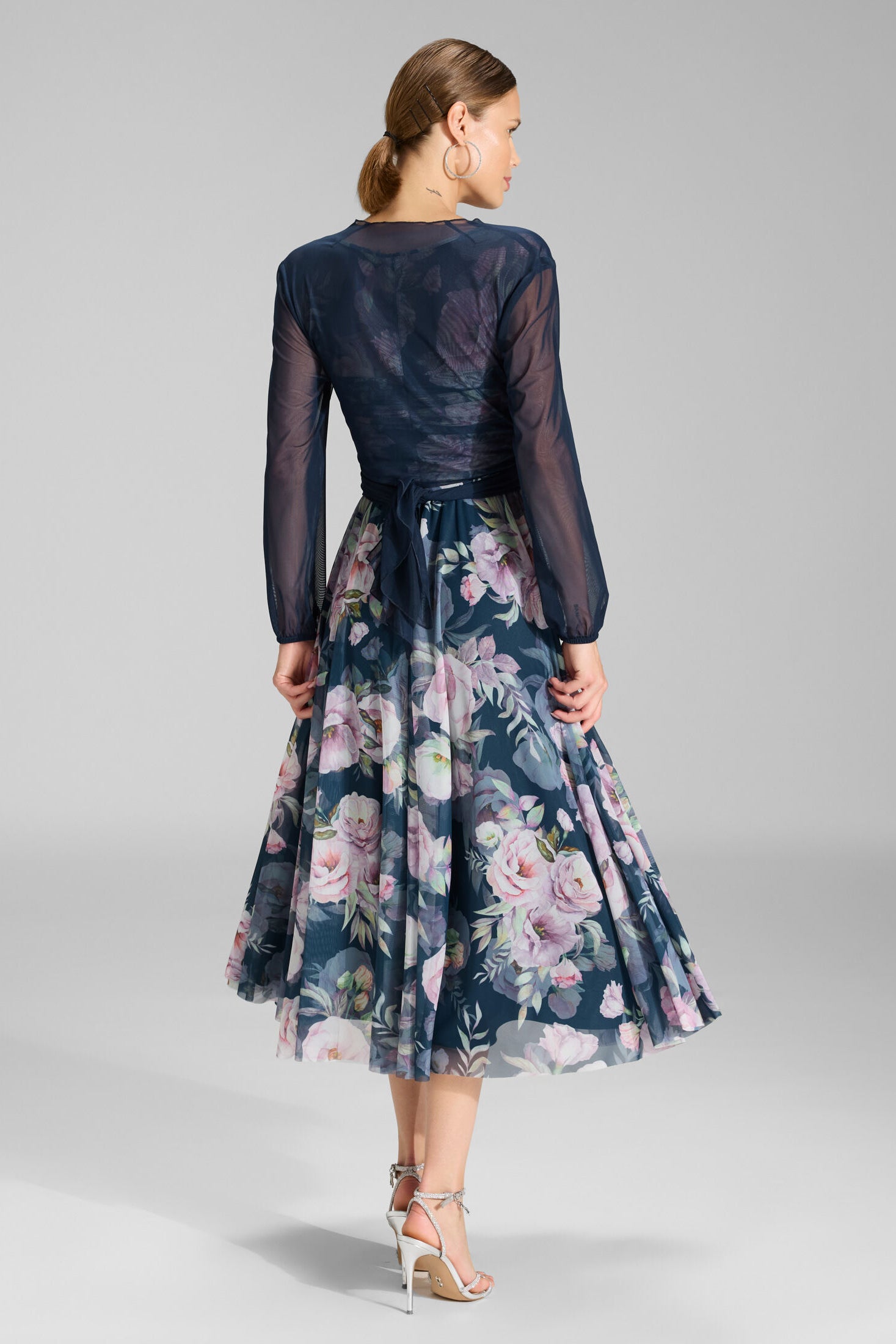 Wickelbolero aus Mesh