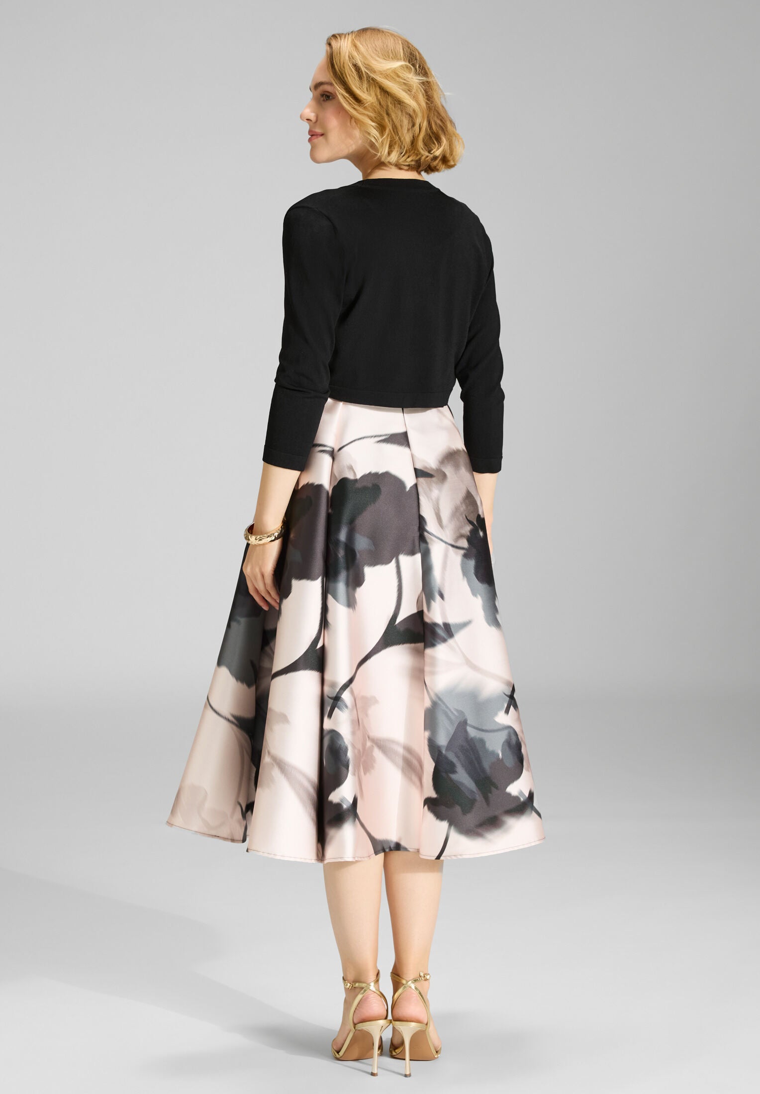 Cropped Bolero mit 3/4 Arm