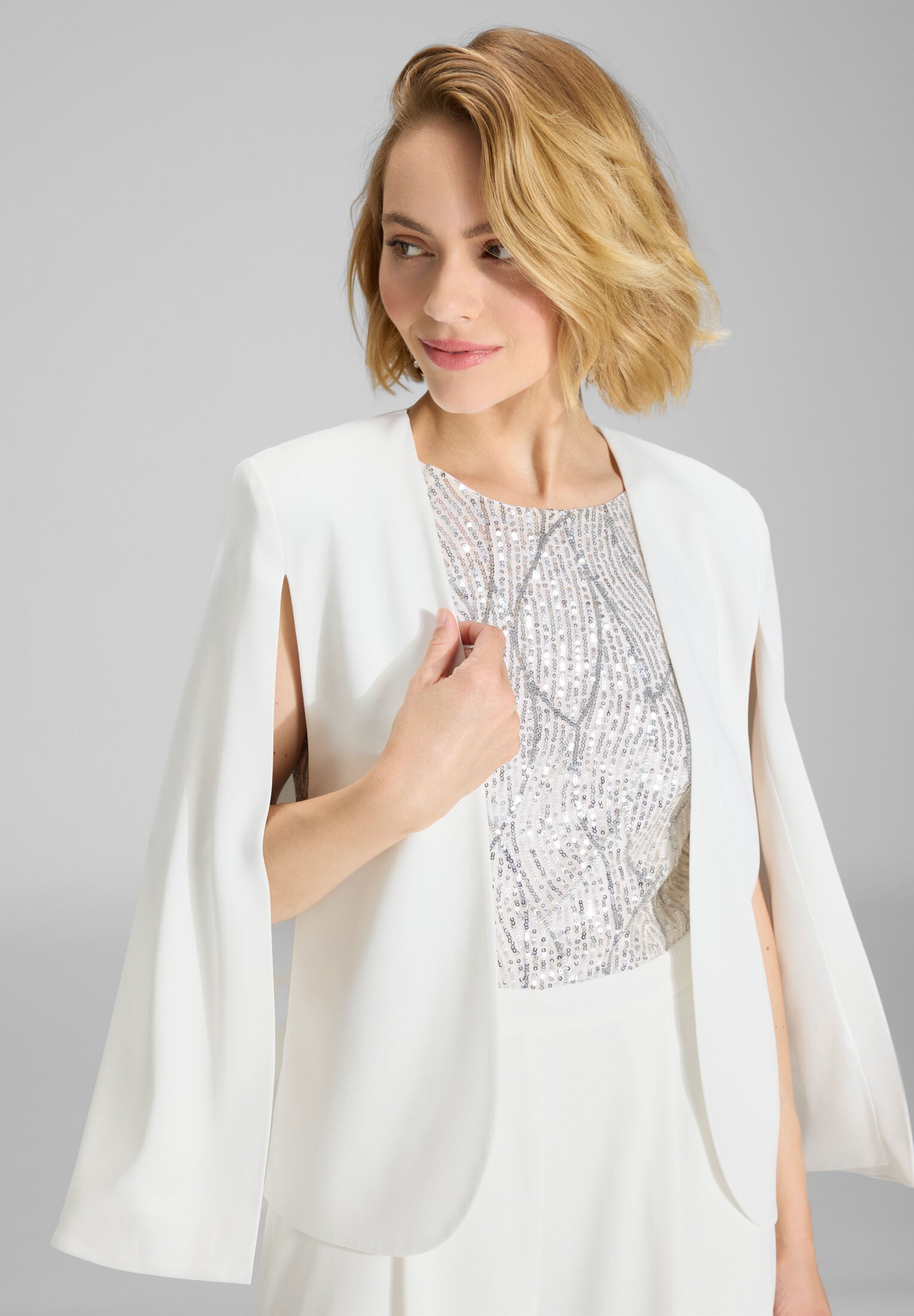 Cape Blazer aus Webware